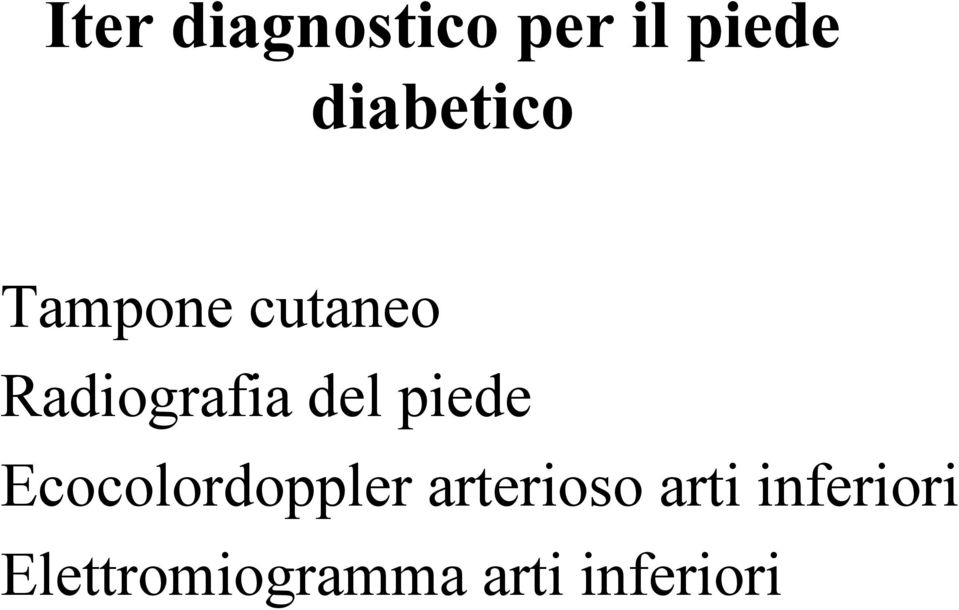 del piede Ecocolordoppler arterioso