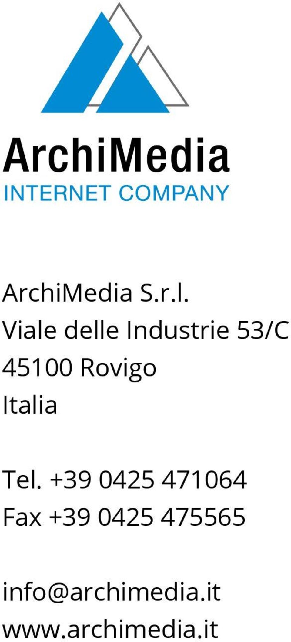 45100 Rovigo Italia Tel.