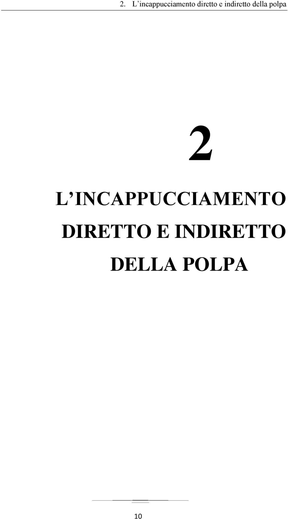 polpa 2 L INCAPPUCCIAMENTO