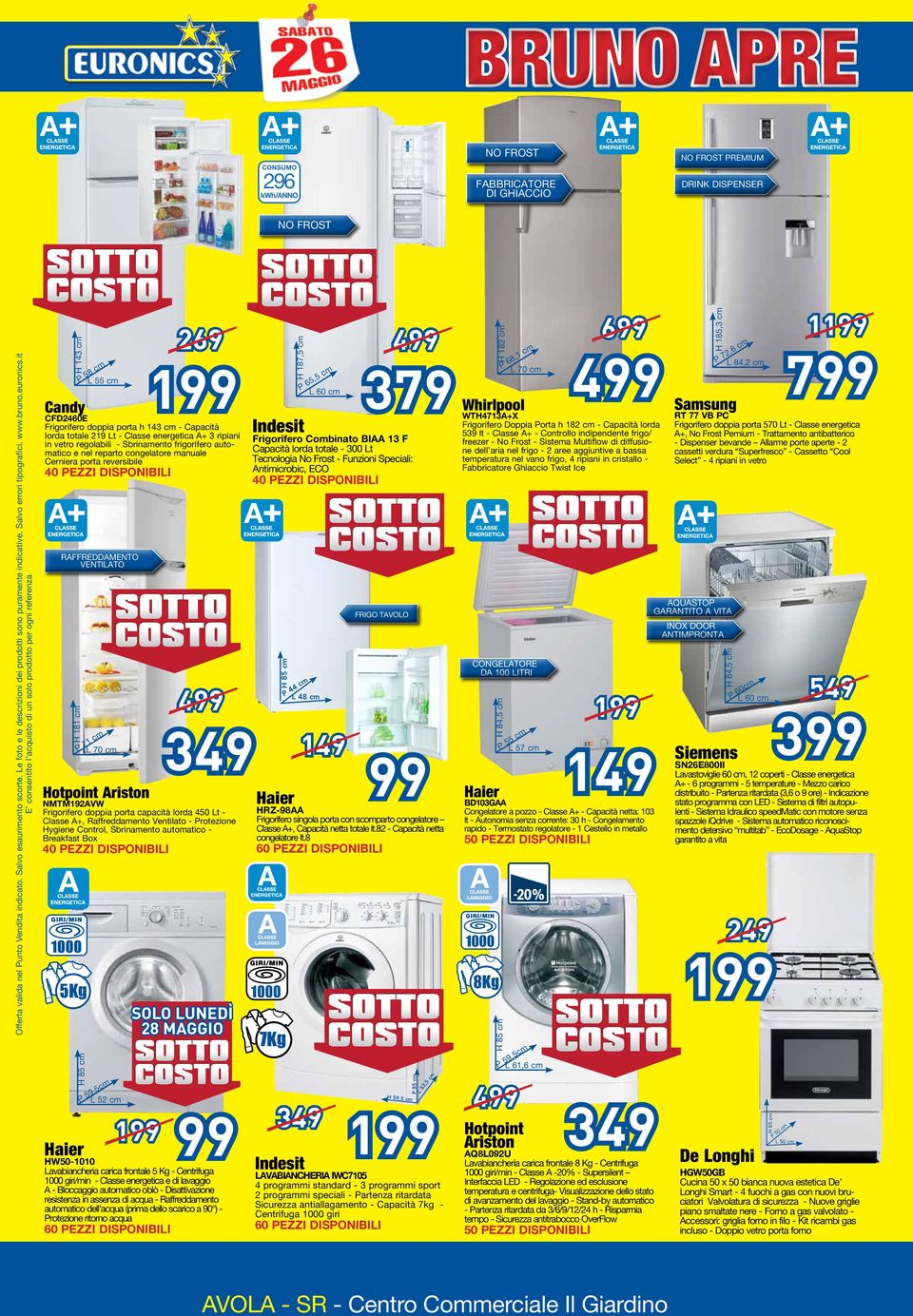 Hotpoint Ariston NMTM192AVW Frigorifero doppia porta capacità lorda 450 Lt - Classe A+, Raffreddamento Ventilato - Protezione Hygiene Control, Sbrinamento automatico - Breakfast Box 1000 5Kg L 70 cm