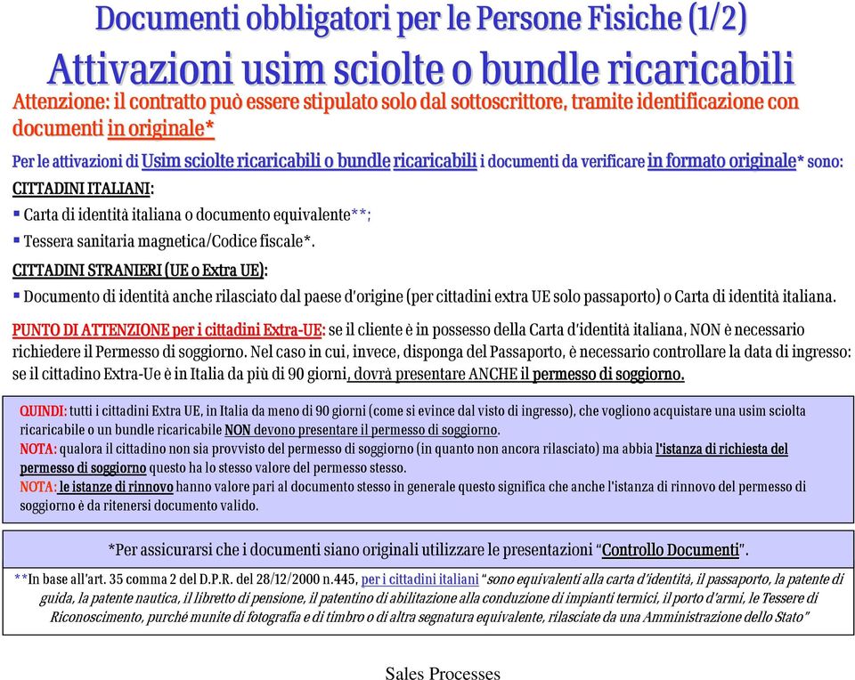 o documento equivalente**; Tessera sanitaria magnetica/codice fiscale*.