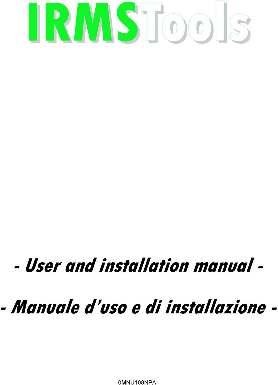 - Manuale d uso e di