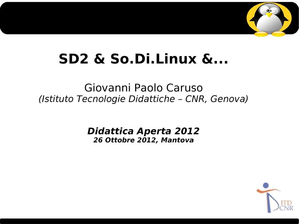 (Istituto Tecnologie Didattiche