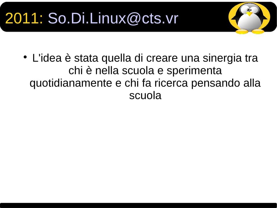 sinergia tra chi è nella scuola e