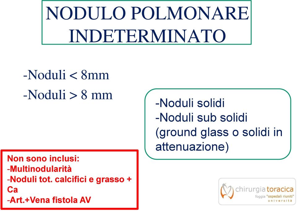 calcifici e grasso + Ca -Art.