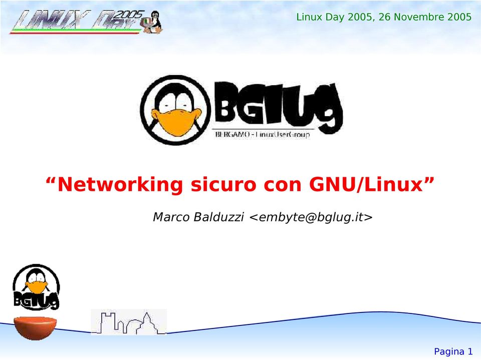 sicuro con GNU/Linux Marco