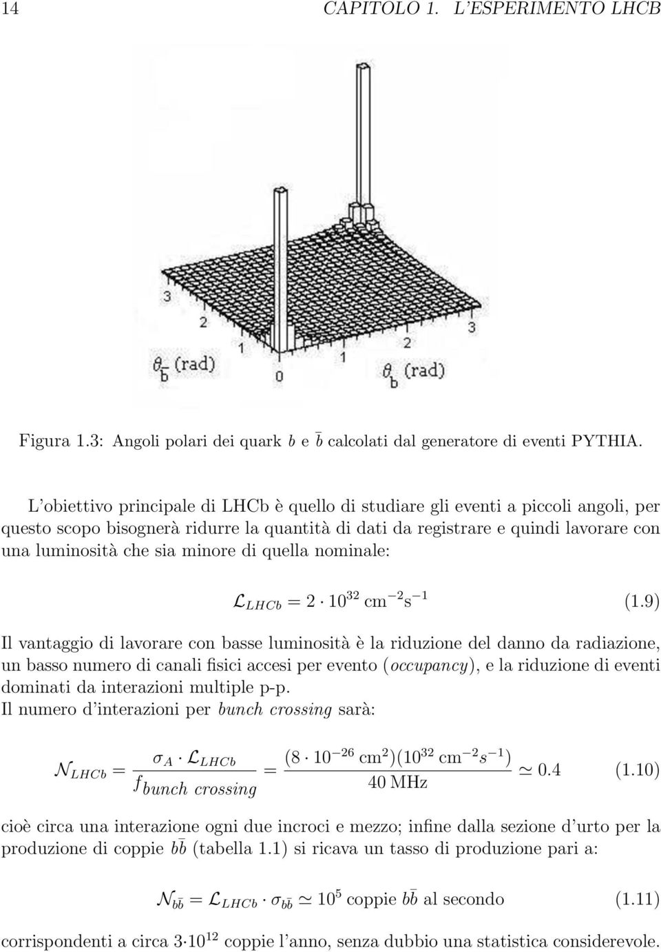 minore di quella nominale: L LHCb = 2 10 32 cm 2 s 1 (1.