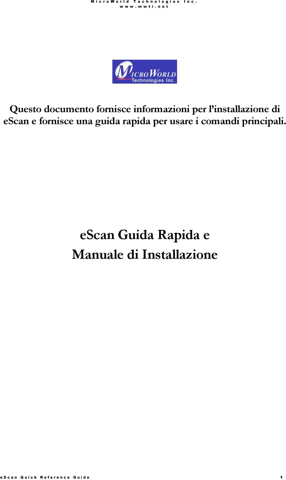 usare i comandi principali.