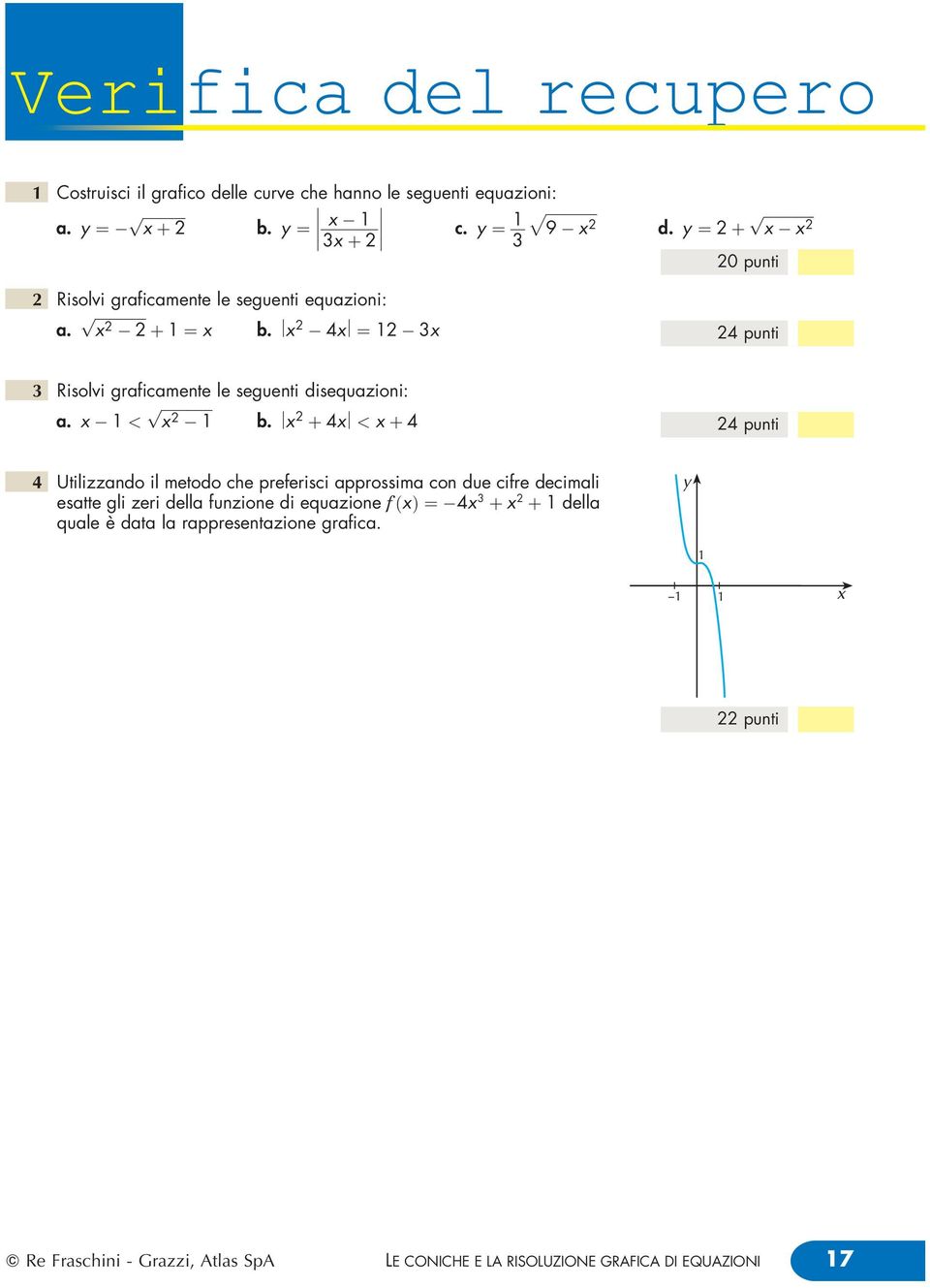 jx 4xj ˆ 1 3x 4 unti 3 Risovi graficamente e seguenti disequazioni: a. x 1 < x 1 b.