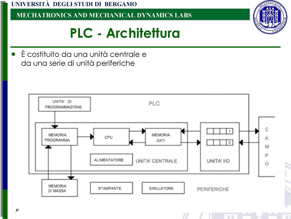 unità centrale e da