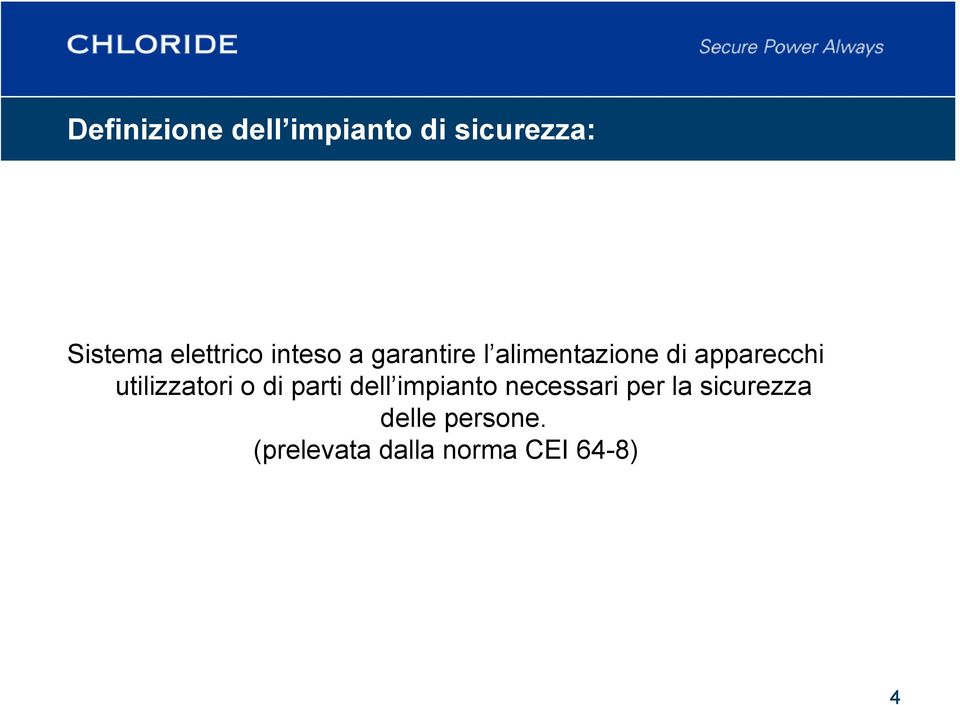 apparecchi utilizzatori o di parti dell impianto