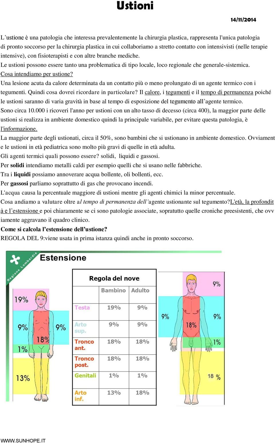 Le ustioni possono essere tanto una problematica di tipo locale, loco regionale che generale-sistemica. Cosa intendiamo per ustione?