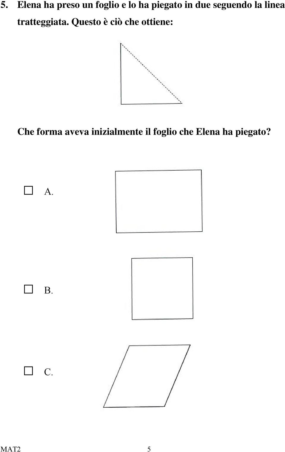 Questo è ciò che ottiene: Che forma aveva