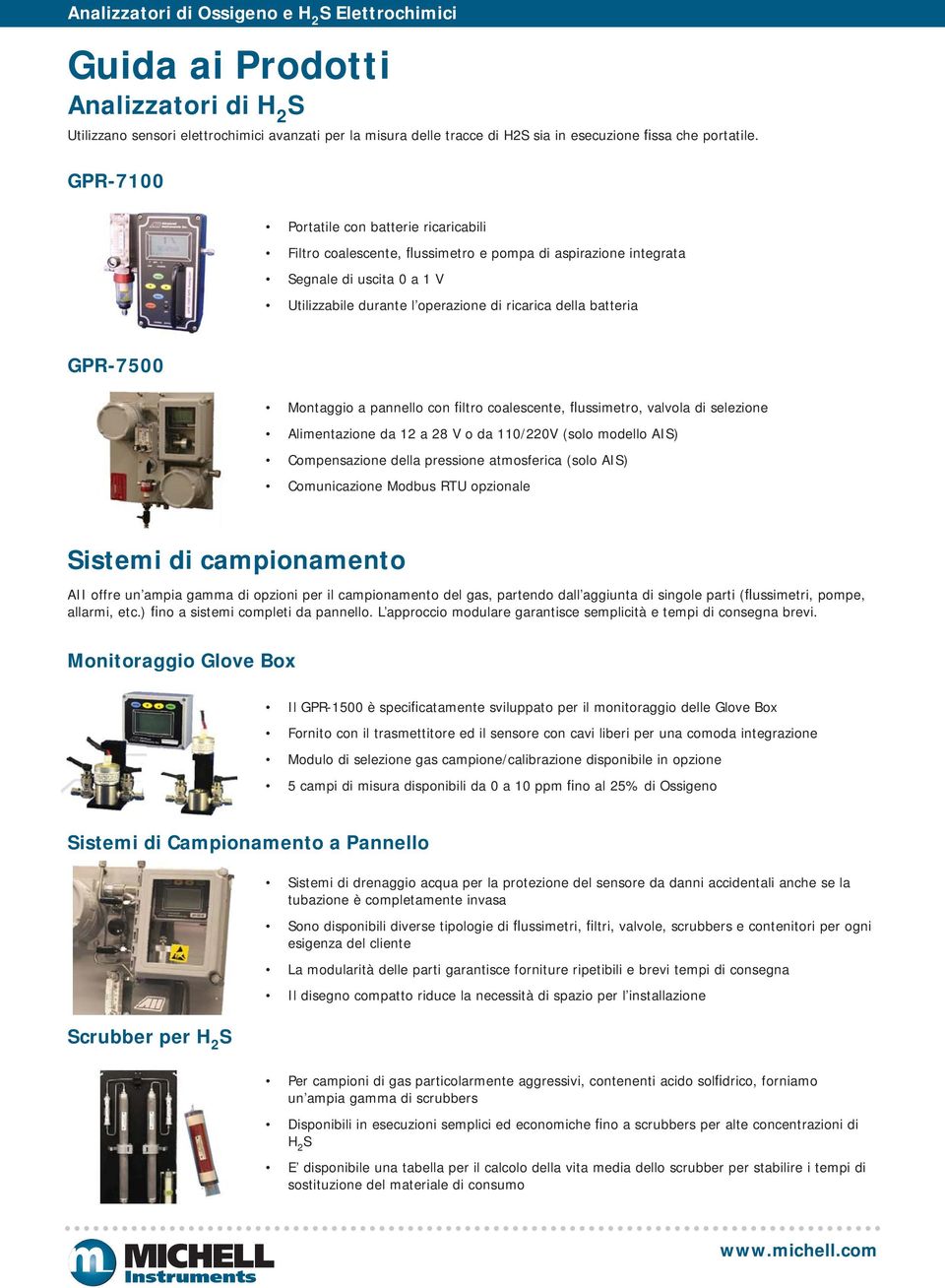 GPR-7500 Montaggio a pannello con filtro coalescente, flussimetro, valvola di selezione Alimentazione da 12 a 28 V o da 110/220V (solo modello AIS) Compensazione della pressione atmosferica (solo