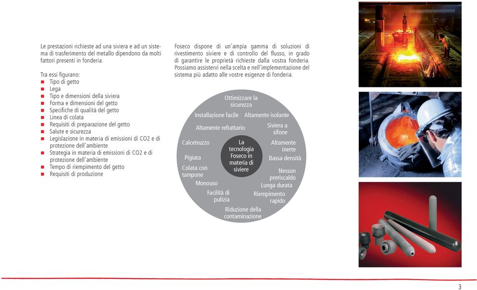 sicurezza Legislazione in materia di emissioni di CO2 e di protezione dell ambiente Strategia in materia di emissioni di CO2 e di protezione dell ambiente Tempo di riempimento del getto Requisiti di