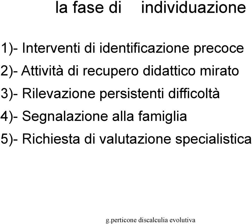 didattico mirato 3)- Rilevazione persistenti difficoltà