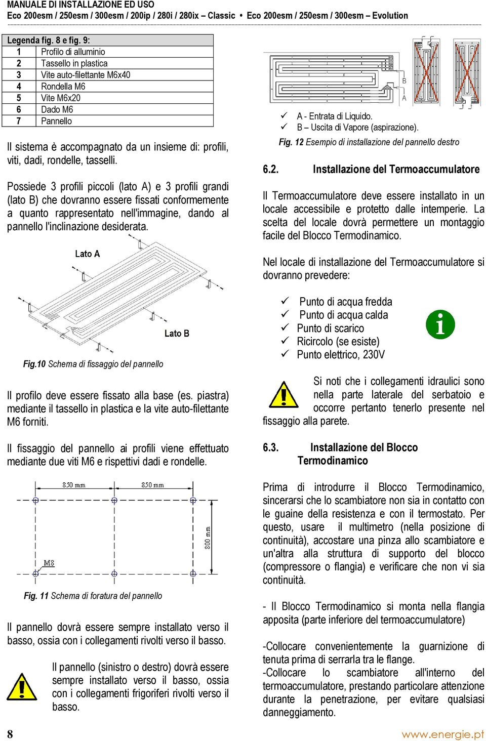 rondelle, tasselli.