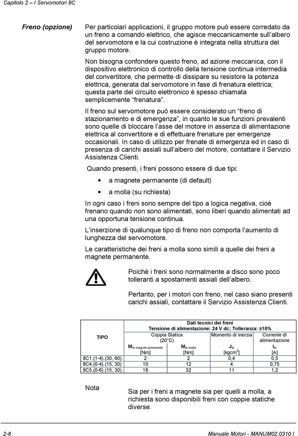 Non bisogna confondere questo freno, ad azione meccanica, con il dispositivo elettronico di controllo della tensione continua intermedia del convertitore, che permette di dissipare su resistore la