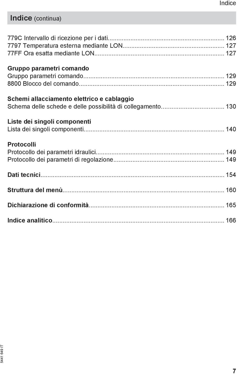 .. 129 Schemi allacciamento elettrico e cablaggio Schema delle schede e delle possibilità di collegamento.