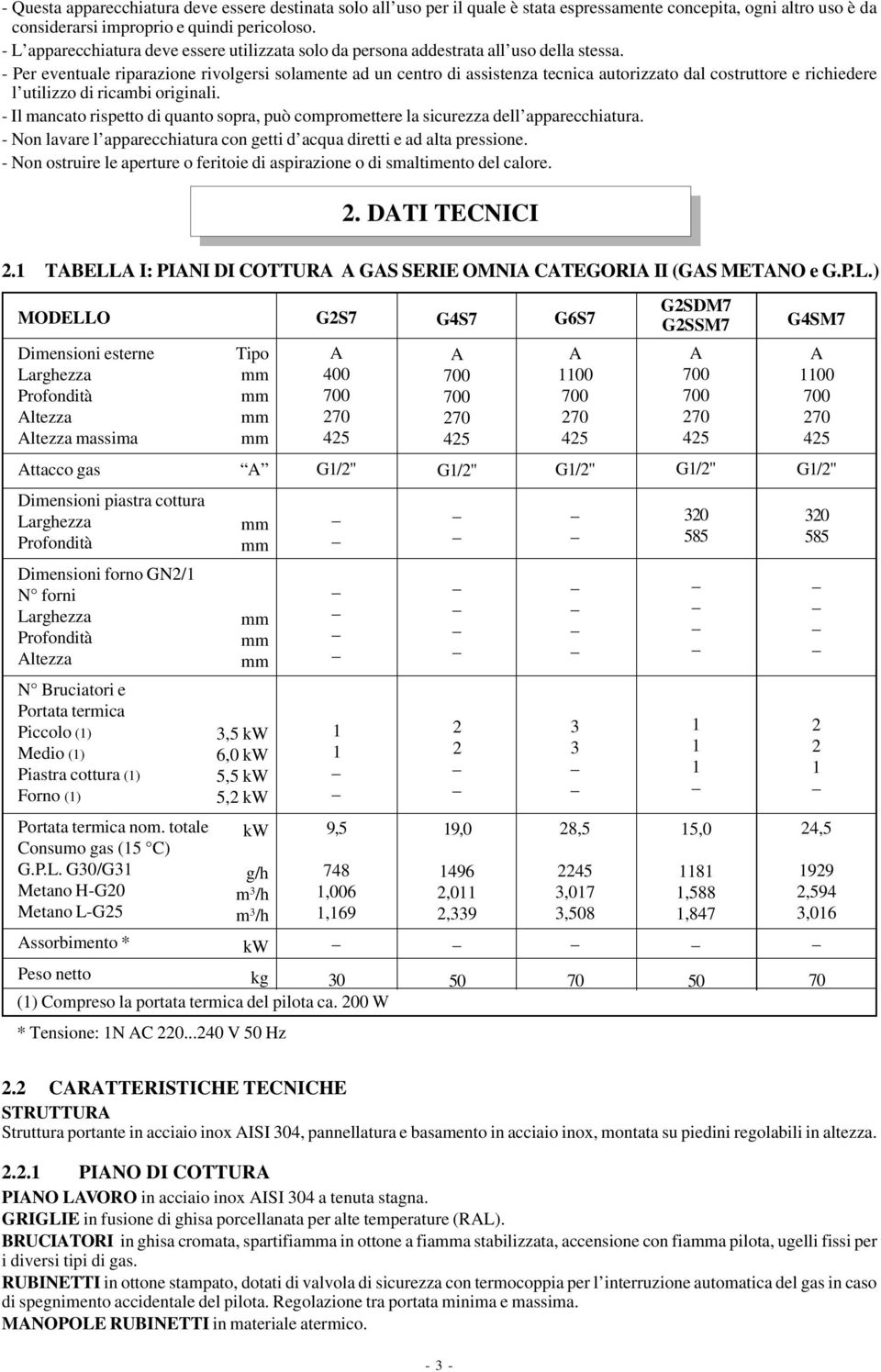 - Per eventuale riparazione rivolgersi solamente ad un centro di assistenza tecnica autorizzato dal costruttore e richiedere l utilizzo di ricambi originali.