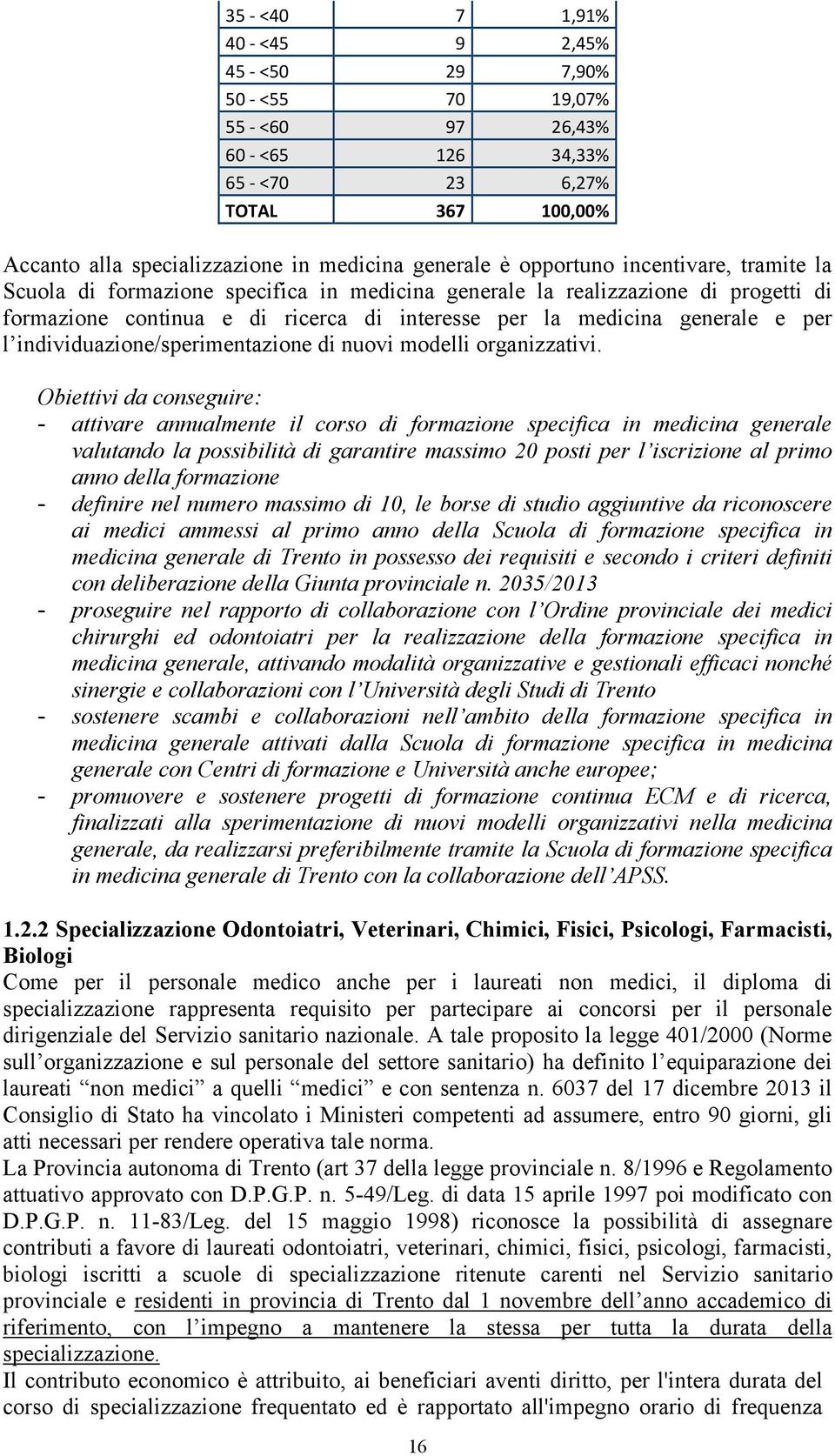 individuazione/sperimentazione di nuovi modelli organizzativi.