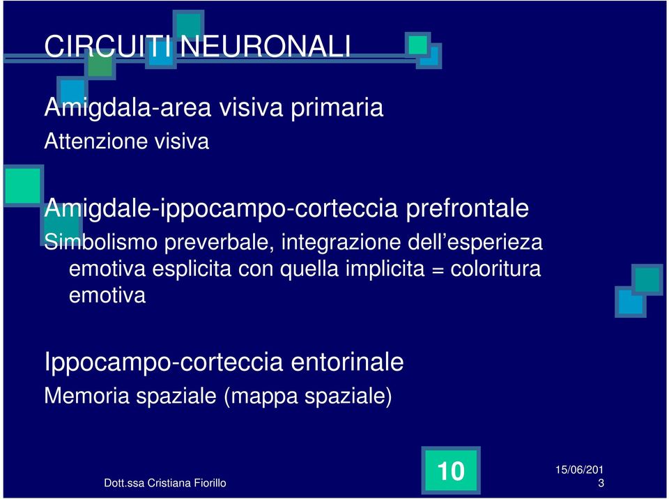 integrazione dell esperieza emotiva esplicita con quella implicita =