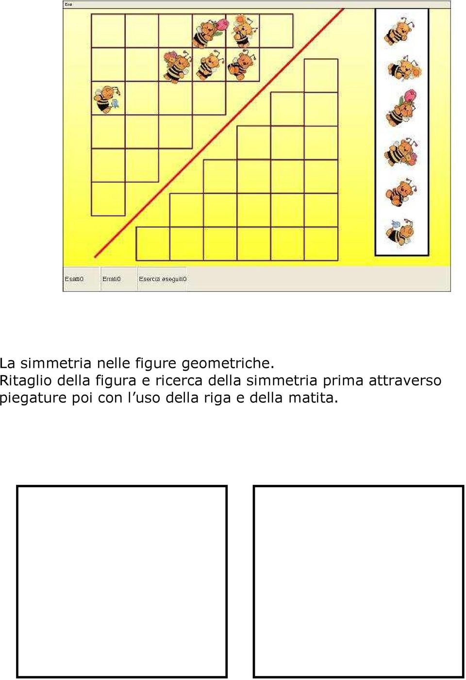 simmetria prima attraverso piegature