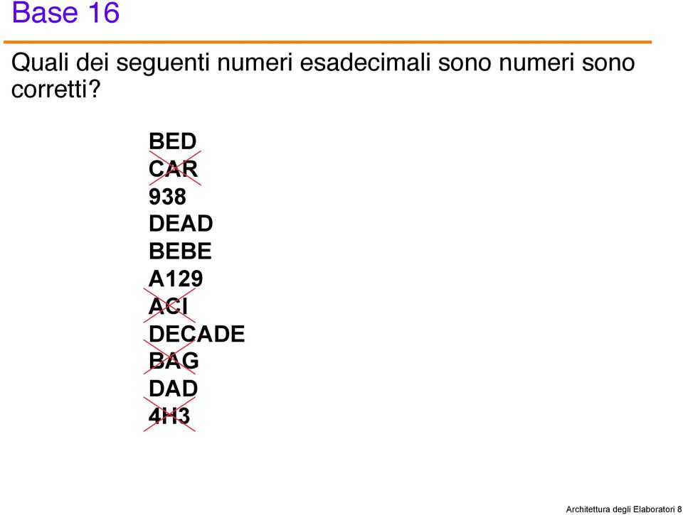 " BED CAR 938 DEAD BEBE A129 ACI DECADE