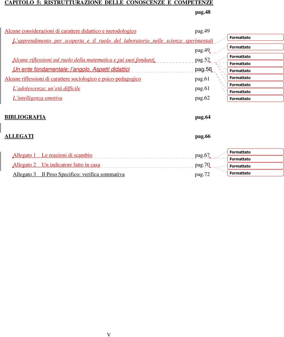 Aspetti didattici pag.56 Alcune riflessioni di carattere sociologico e psico-pedagogico pag.61 L adolescenza: un età difficile pag.61 L intelligenza emotiva pag.