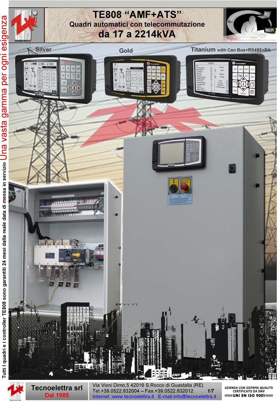 Titanium with Can Bus+RS485+RA Tutti I quadri e i controller