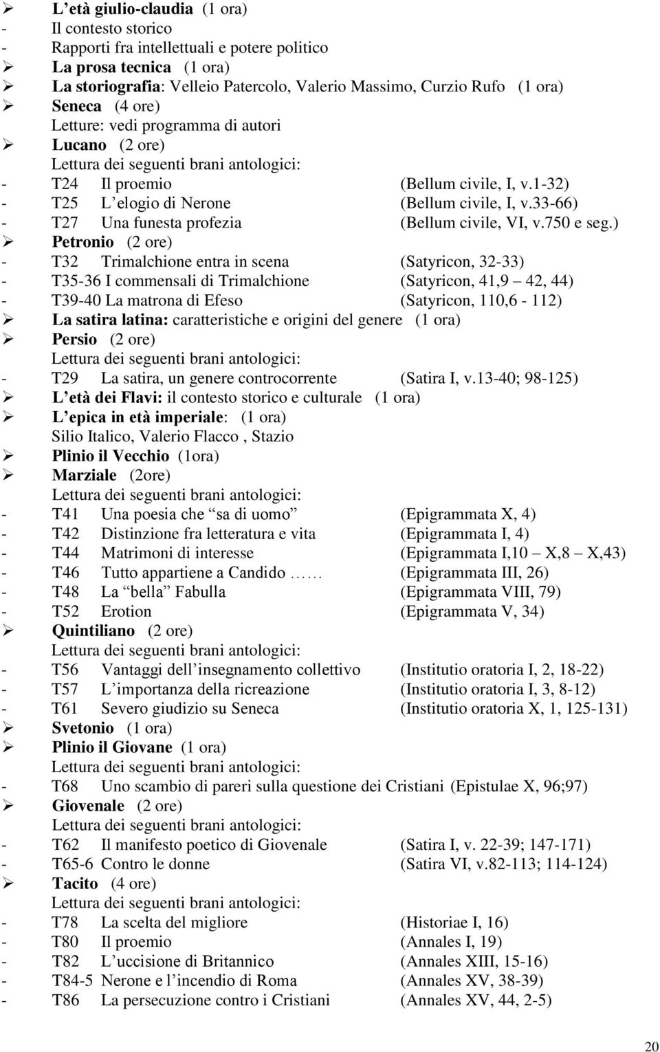 33-66) - T27 Una funesta profezia (Bellum civile, VI, v.750 e seg.