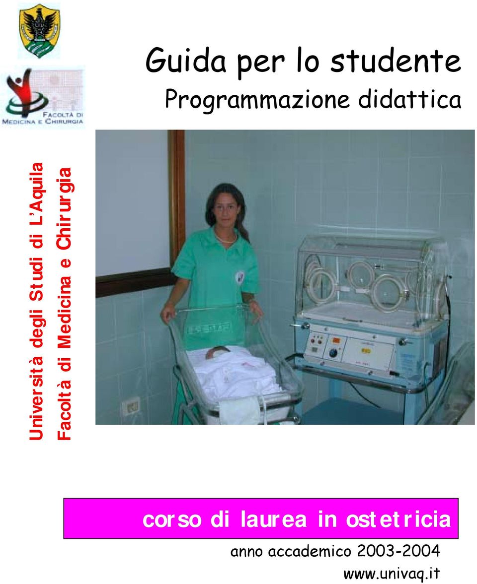 Facoltà di Medicina e hirurgia corso di