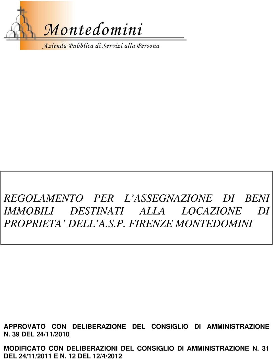 CONSIGLIO DI AMMINISTRAZIONE N.