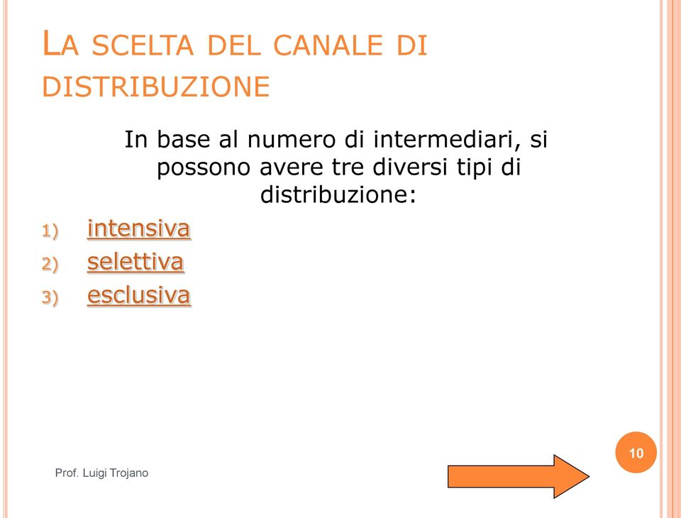 base al numero di intermediari, si