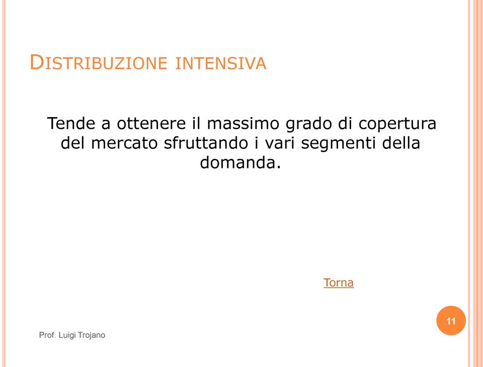 copertura del mercato sfruttando