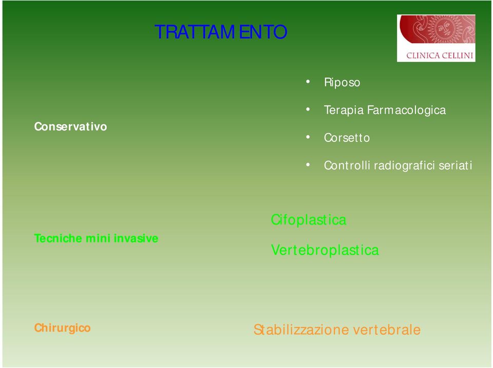 seriati Tecniche mini invasive Cifoplastica