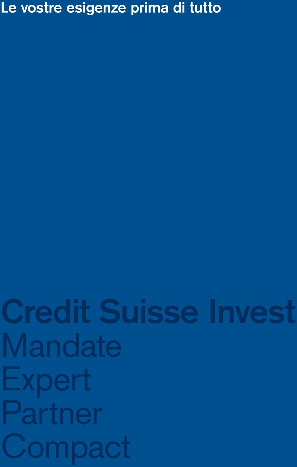 Suisse Invest Mandate