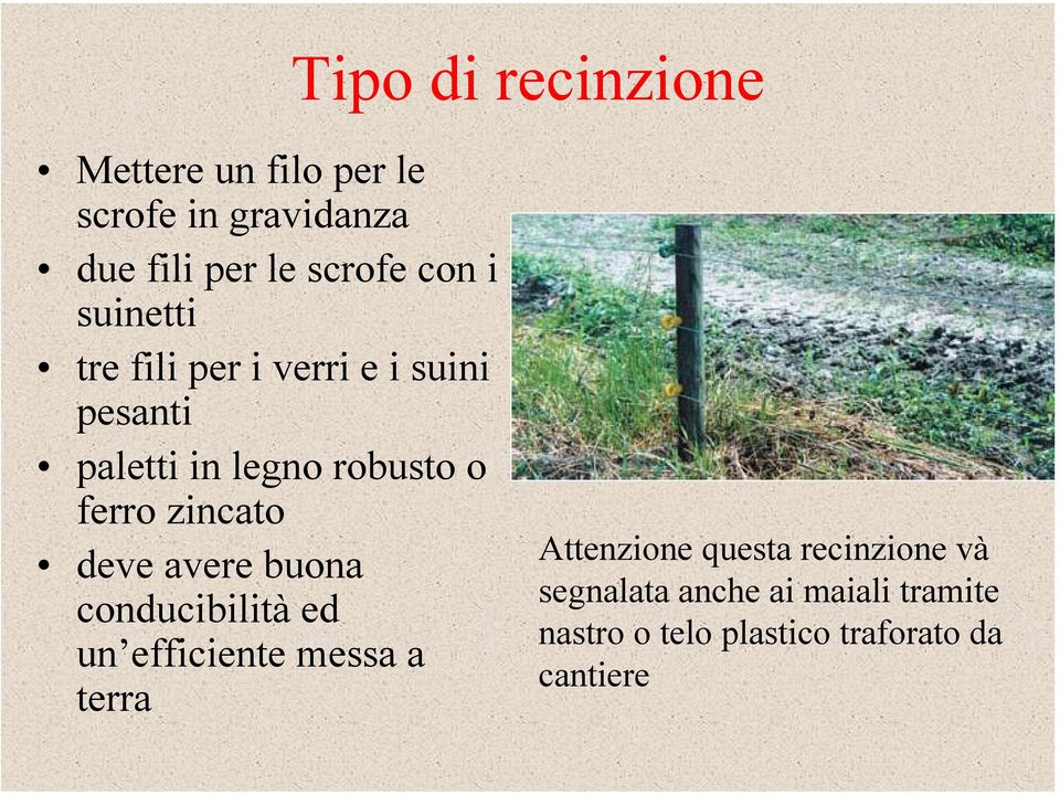 zincato deve avere buona conducibilità ed un efficiente messa a terra Attenzione questa