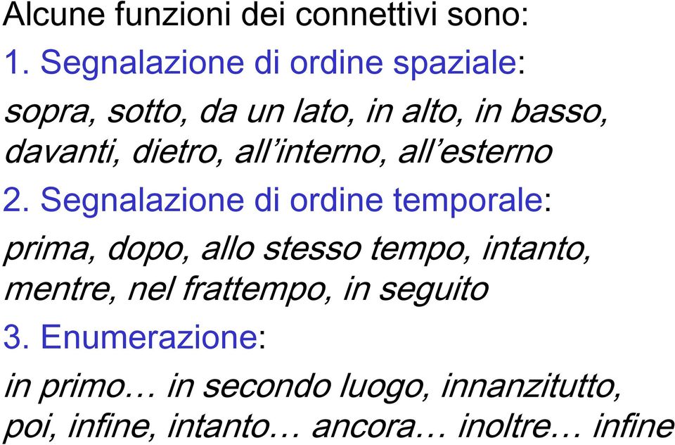 dietro, all interno, all esterno 2.