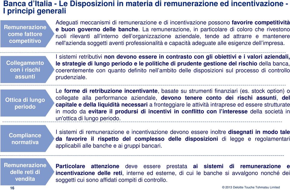 La remunerazione, in particolare di coloro che rivestono ruoli rilevanti all interno dell organizzazione aziendale, tende ad attrarre e mantenere nell'azienda soggetti aventi professionalità e