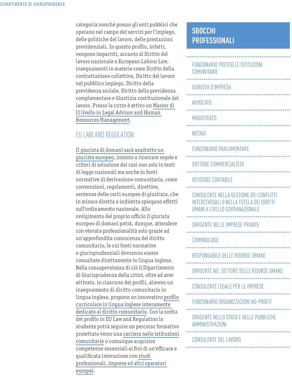 nel pubblico impiego, Diritto della previdenza sociale, Diritto della previdenza complementare e Giustizia costituzionale del lavoro.