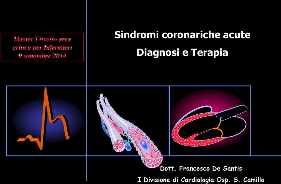 coronariche acute Diagnosi e Terapia Dott.