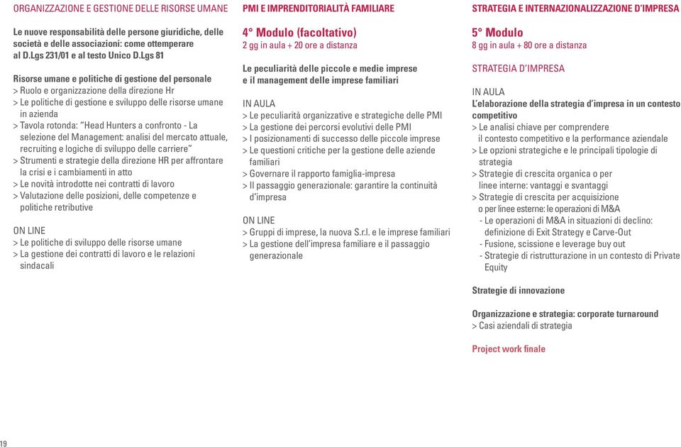 Hunters a confronto - La selezione del Management: analisi del mercato attuale, recruiting e logiche di sviluppo delle carriere > Strumenti e strategie della direzione HR per affrontare la crisi e i