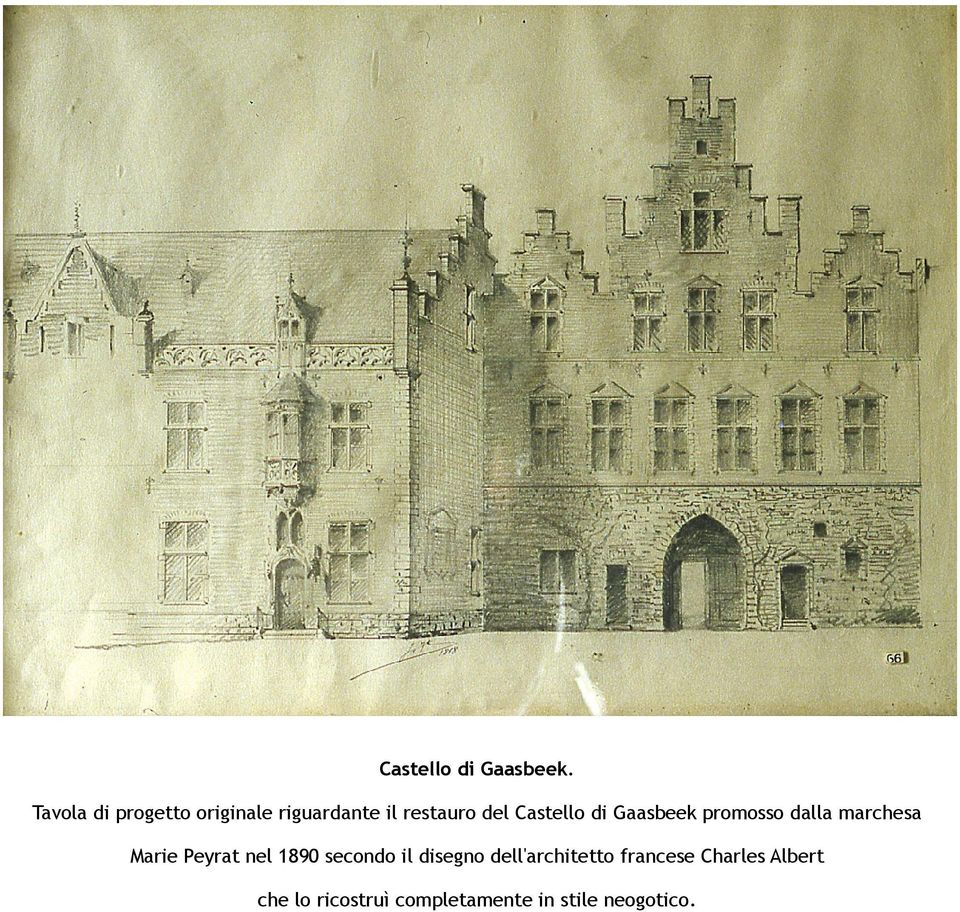 Castello di Gaasbeek promosso dalla marchesa Marie Peyrat nel