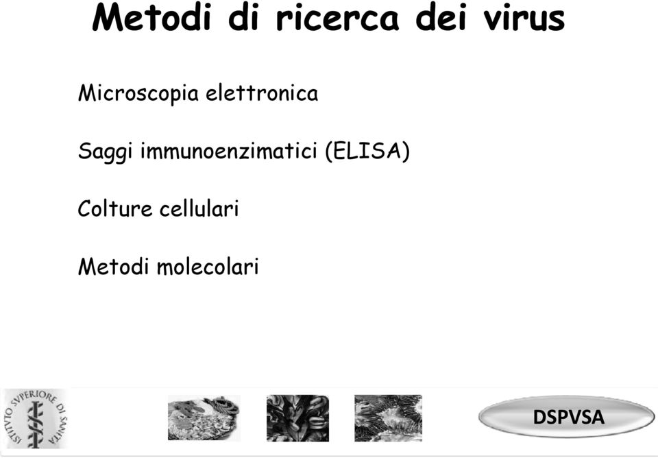 (ELISA) Colture cellulari Metodi