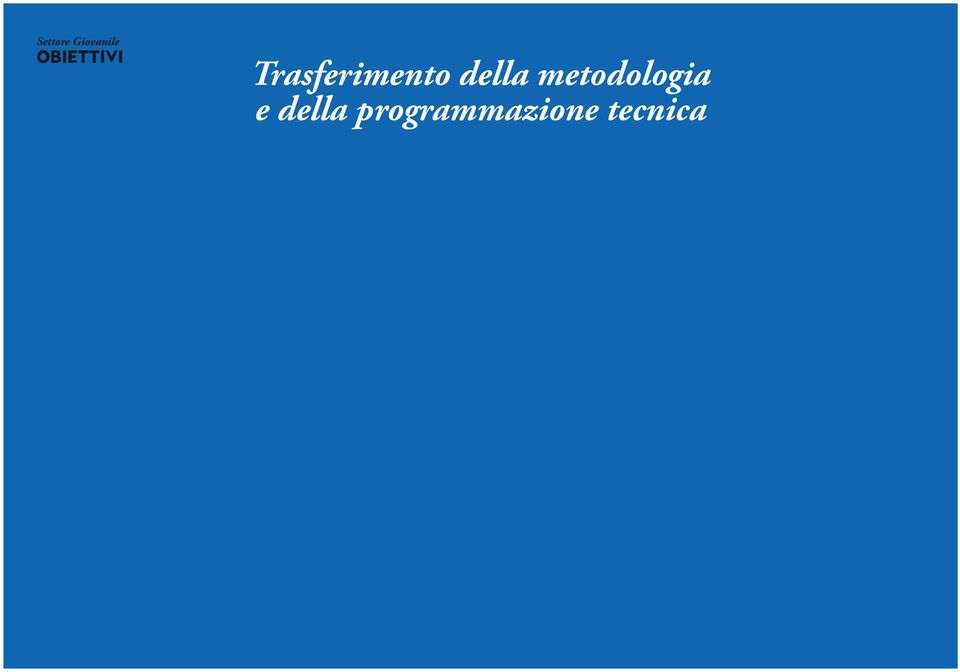 attraverso incontri con le famiglie) Promozione e sviluppo del calcio femminile