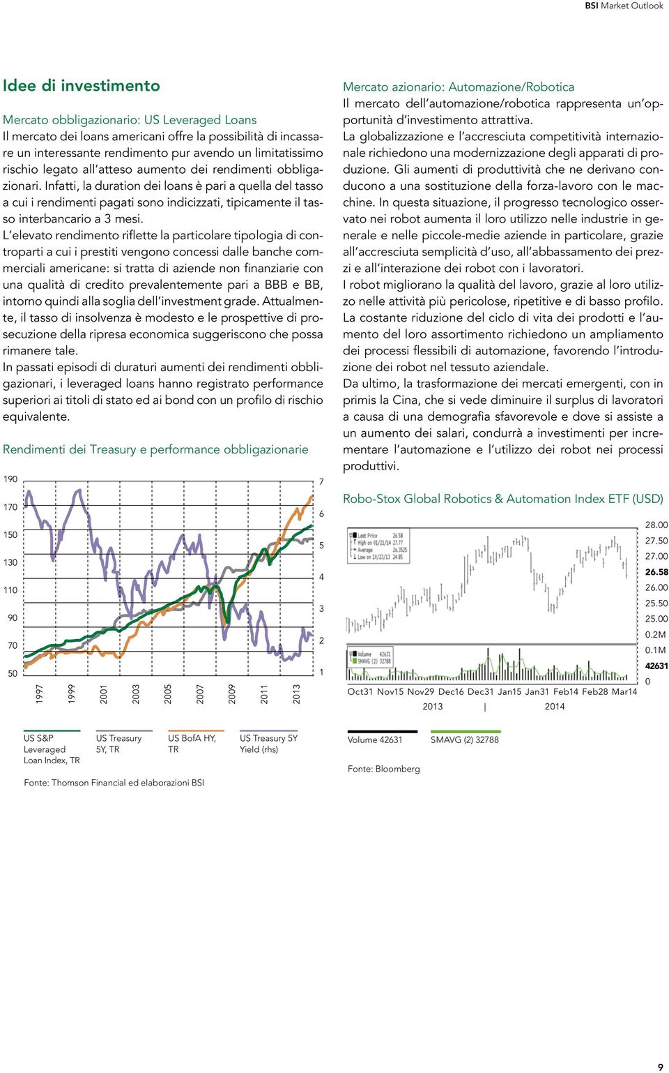 L elevato rendimento riflette la particolare tipologia di controparti a cui i prestiti vengono concessi dalle banche commerciali americane: si tratta di aziende non finanziarie con una qualità di