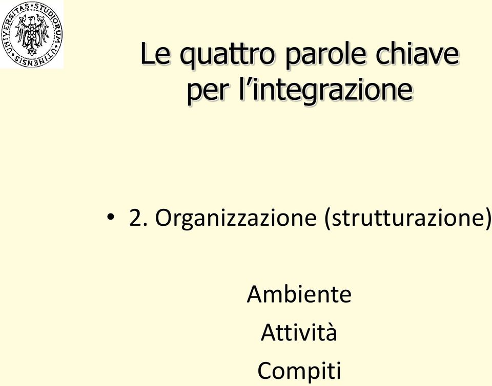 Organizzazione