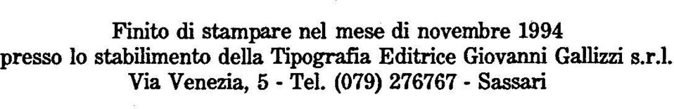 Tipografia Editrice Giovanni Gallizzi s.