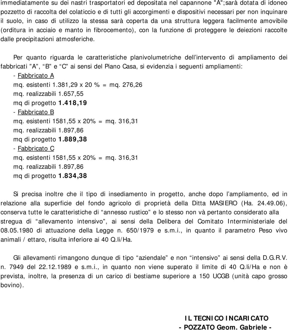 raccolte dalle precipitazioni atmosferiche.